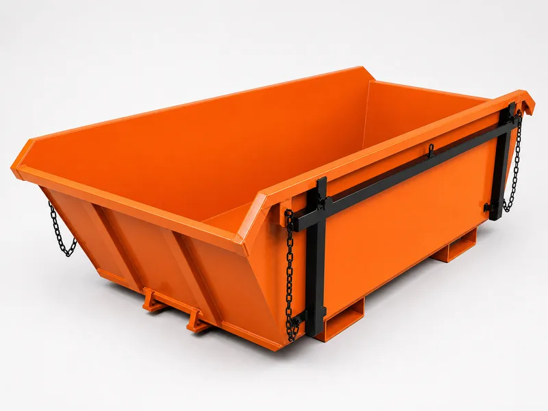 6m³ skip bin — (L) 3.6m × (W) 1.6m × (H) 1.2m