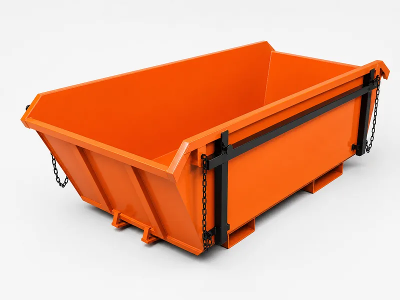 9m³ skip bin — (L) 4.2m × (W) 1.6m × (H) 1.5m